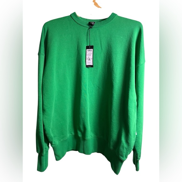 G Star Raw Jolly Green Heavy Cotton Crewneck Sweatshirt One Size Oversized NWT